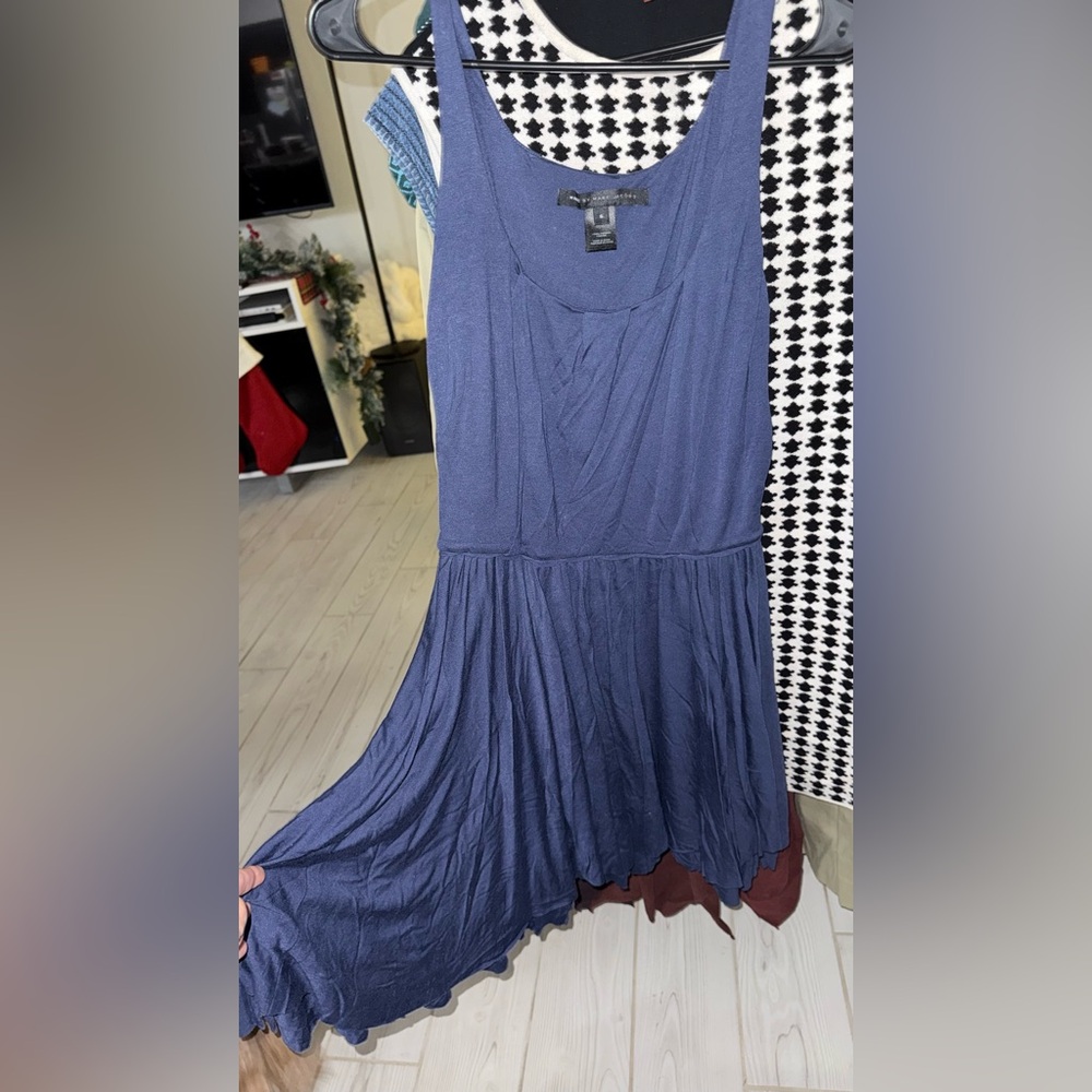 Marc By Marc Jacobs Navy Midi Dress
